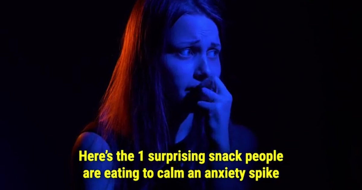 The Snack People Are Eating To Calm An Anxiety Spike
