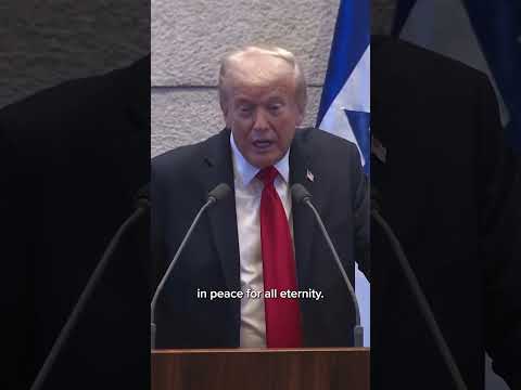 Trump to Israeli parliament: 'This is the historic dawn of a new Middle East'