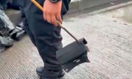 Movilización indígena en Bogotá deja varios policías heridos