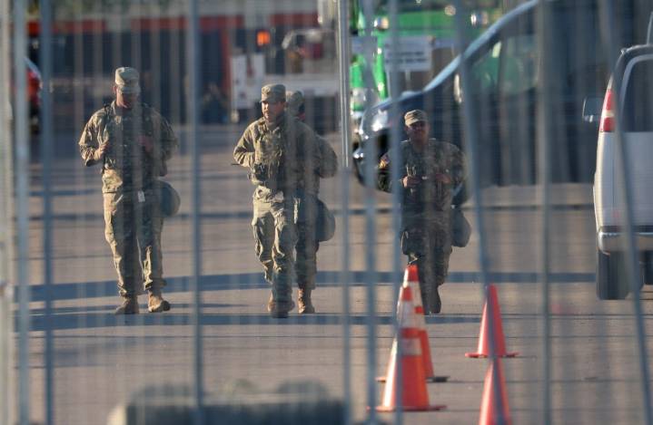 National Guard troops on the ground in Broadview