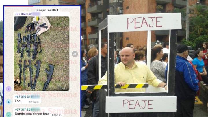 Armas y finca de lujo que aparecen en chats, enredan más a Miguel Quintero