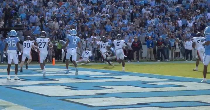 No. 16 Virginia edges North Carolina in overtime on J'Mari Taylor's TD run