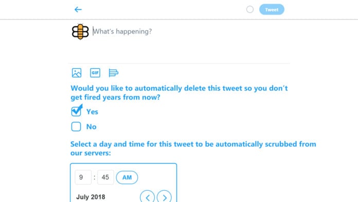 Twitter Rolls Out Automatic Tweet Deletion So You Won't Get Fired In 10 Years