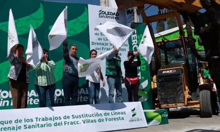 Soledenses contentos y agradecidos por inicio de sustitución de drenaje en villas de foresta