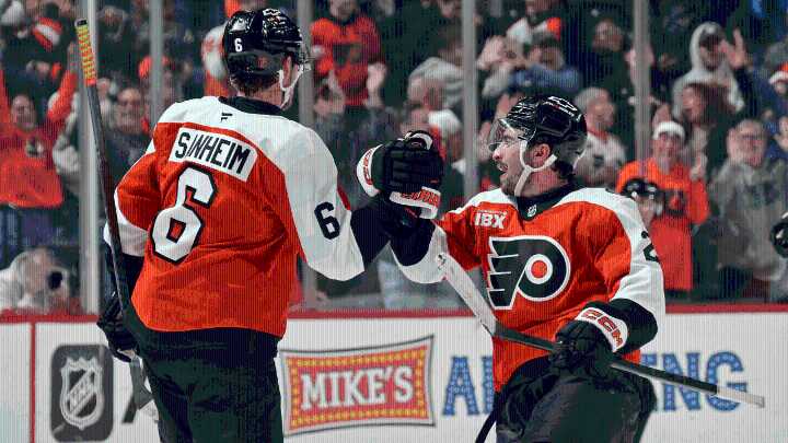 Cates scores in OT, Flyers rally past Wild