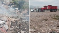 Atendieron queja por quema de basura y tiradero clandestino al norte
