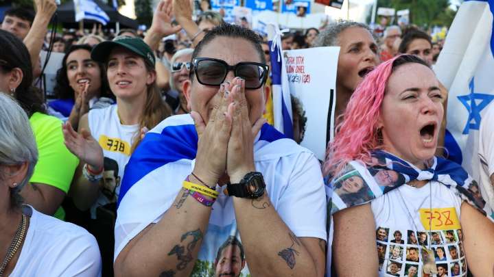 Weeping, laughing and overcome with relief, Israel welcomes hostages home as US President Donald Trump promises 'golden age' for Middle East