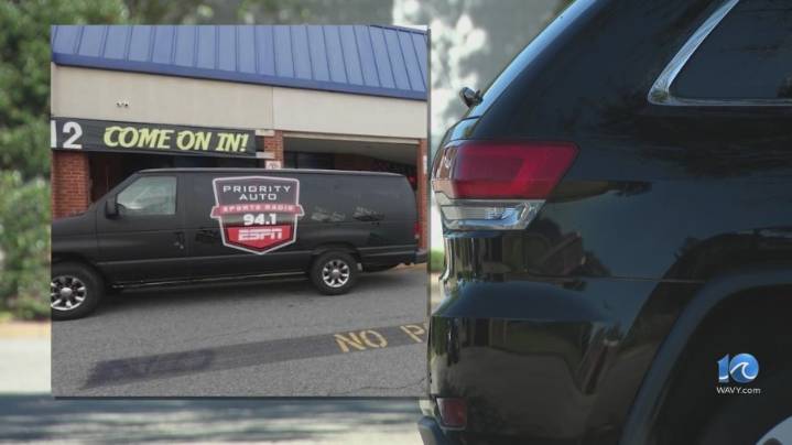 ESPN 94.1 company van hotwired and stolen in Virginia Beach