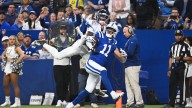 Michael Pittman's terrific 21-yard touchdown catch gives Colts 17
