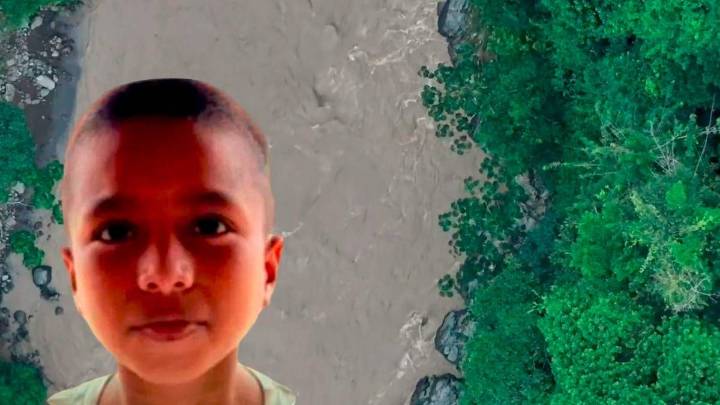 Hallaron sin vida al niño indígena de 9 años que cayó de una garrucha al río Sucio, en Dabeiba, Antioquia