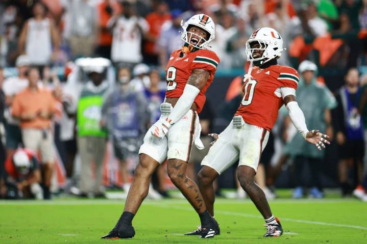 Jakobe Thomas, Keionte Scott boosting Hurricanes' secondary