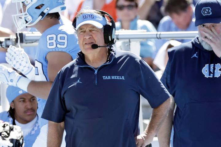 Belichick’s debut season at North Carolina has run into problems on and off the field