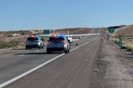 Emergency plane landing near Las Vegas on Interstate 15