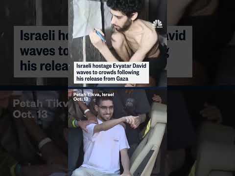 Israeli hostage Evyatar David released by Hamas