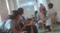 ‘Space crunch’: MA Philosophy students of DU attend classes in corridor