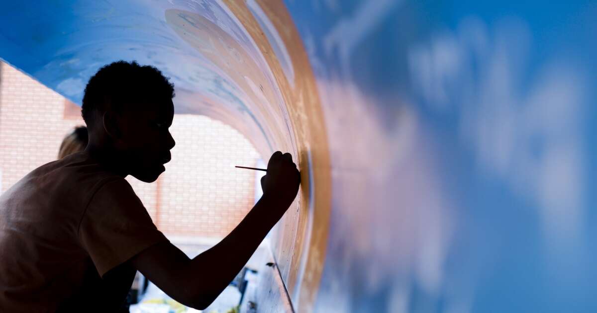 Photos: Snow will bring student art to life in Cedar Rapids