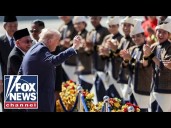 Trump breaks out his dance moves after landing in Malaysia