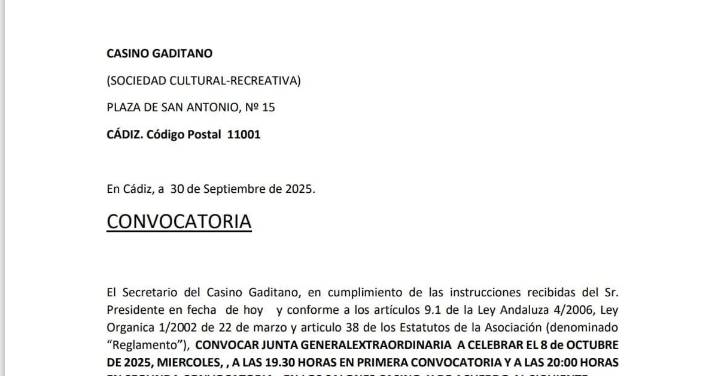 Nuevos socios del Casino