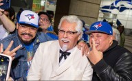 Yes, that was Colonel Sanders at the World Series, Game 2
