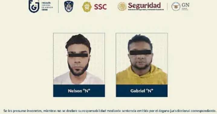 Detienen en CDMX a dos integrantes del Tren de Aragua; aseguran droga y teléfonos en cateos
