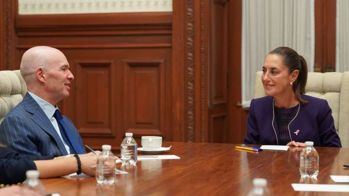 Sheinbaum Recibe a Ben Horowitz en Palacio Nacional para Conversar sobre Inteligencia Artificial