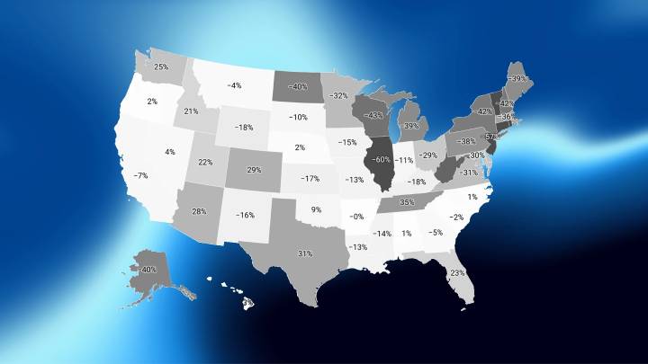 Housing market power shift: 15 states where buyers are winning back power