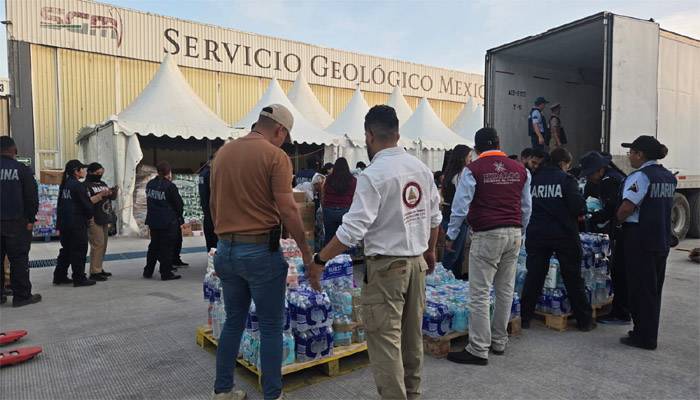 Llegan a Hidalgo 254 toneladas de ayuda humanitaria del Edoméx