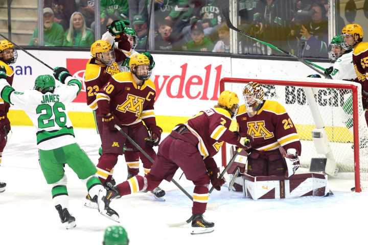 Dylan James’ latest shorthanded goal is the dagger rivalry win