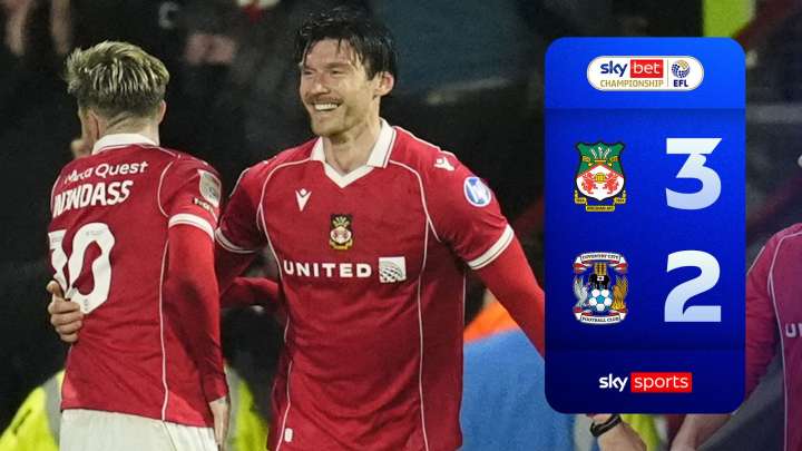 Wrexham 3-2 Coventry | Championship highlights