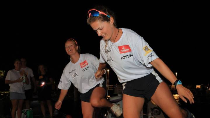 Hallucinations, fishing, and repairing pipes with knickers: How two Brits made history rowing across Pacific Ocean