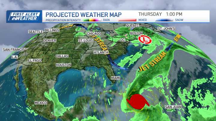 Halloween nor’easter in Boston, Tropical Storm Melissa update