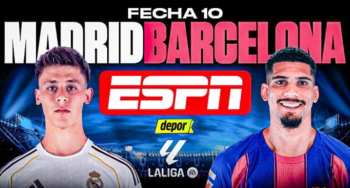Dónde ver ESPN EN VIVO: cómo seguir transmisión del Real Madrid vs Barcelona por LaLiga