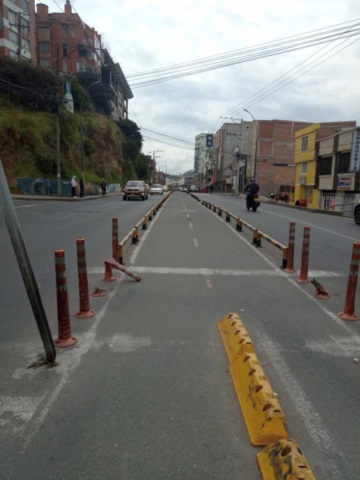 CICLORRUTA EN TOROBAJO ESTÁ DESTRUIDA
