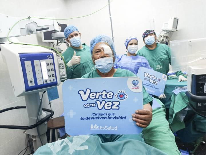 EsSalud: Hospital Perú llegará a Tarapoto para realizar cirugías oftalmológicas con su operativo “Verte otra vez”
