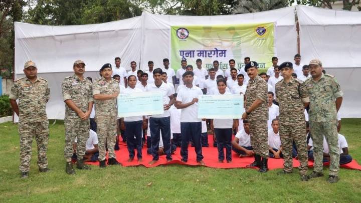 Major Blow to Insurgency: 59 Maoists Surrender in Chhattisgarh's Bijapur India News