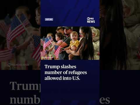 WATCH: Trump slashes number of refugees allowed into U.S.