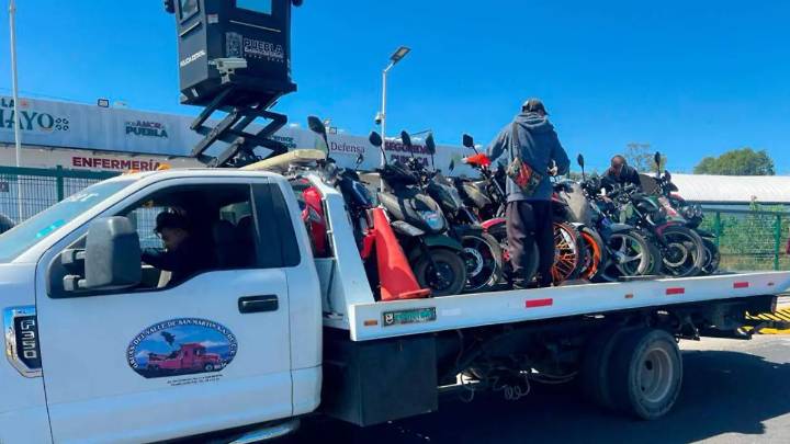 Envían 10 motos al “depósito” y aplican cinco multas tras Operativo ROMA en Texmelucan