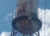 Vecinos del parque urbano, exponen falta de mantenimiento del deposito de agua en Actopan