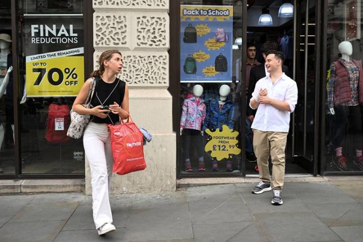 UK shop prices fall for first time since March, retailers say