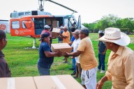 Realiza PC Nuevo León quinto día de apoyo aéreo en Veracruz