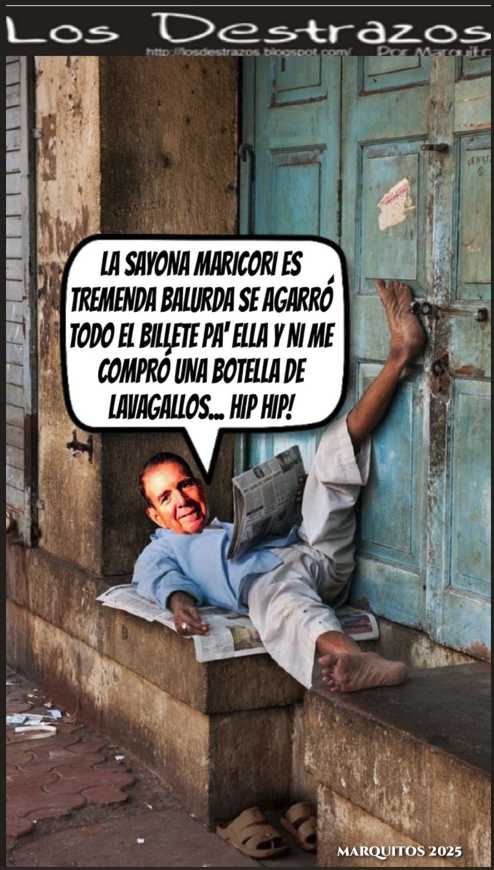 (Caricatura ) Los Destrazos por Marquitos: Inmundito está en huelga de brazos caídos...