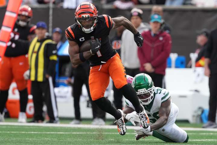 Why Bengals receiver Ja’Marr Chase isn’t worried about who’s throwing him the ball this Sunday
