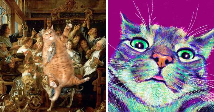 49 Purrfect Pieces Of Cat Art That Captured Our Hearts