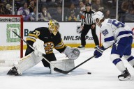 Deadspin | Lightning start fast, hand Bruins first loss of season