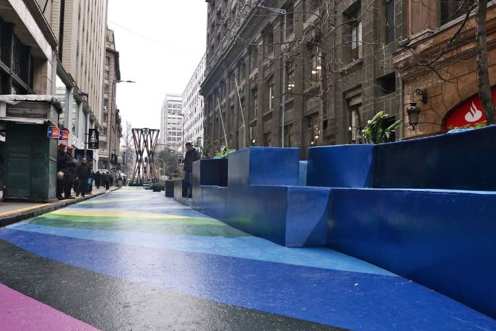 Tras cierre de paseo peatonal en calle Bandera: este será el nuevo plan de circulación anunciado por la Municipalidad de Santiago