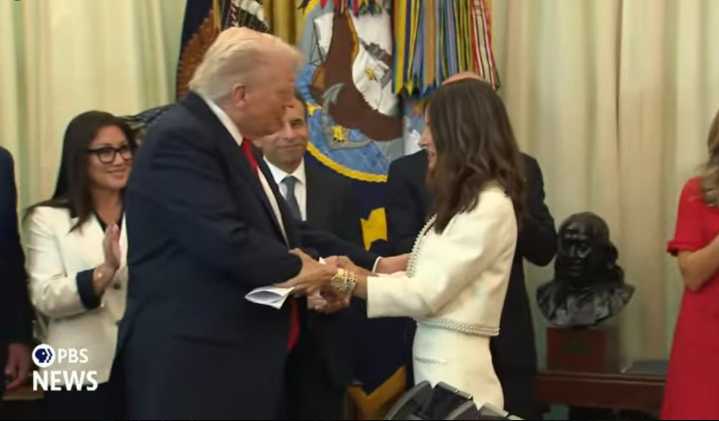 Kyle Busch’s Wife Samantha Gets Emotional After Meeting President Donald Trump in White House