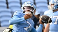 See the photos! UNC football welcomes Virginia for ACC matchup