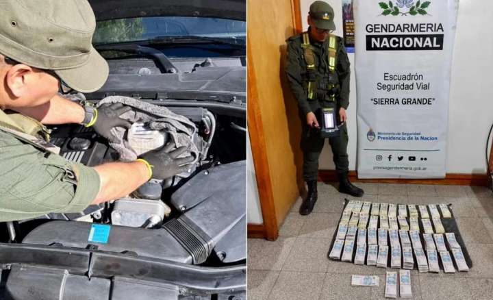 Partió de Catriló con $ 66 millones escondidos en el auto y lo descubrieron