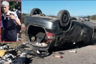 Murieron un joven y un bebé en un vuelco al volver de ver el ascenso de Gimnasia