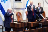 'Long nightmare' over for Israelis and Palestinians: Trump in Israel's Parliament